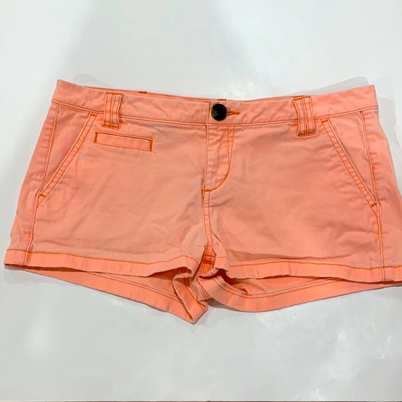 Size 4 Bright Orange Chino Shorts 